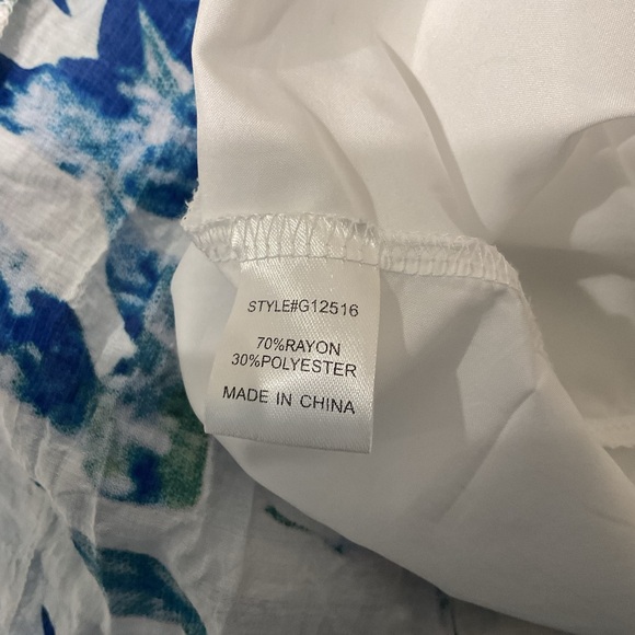 🔴JODIFL Blue and White Floral Maxi Dress🔴 - Picture 8 of 9